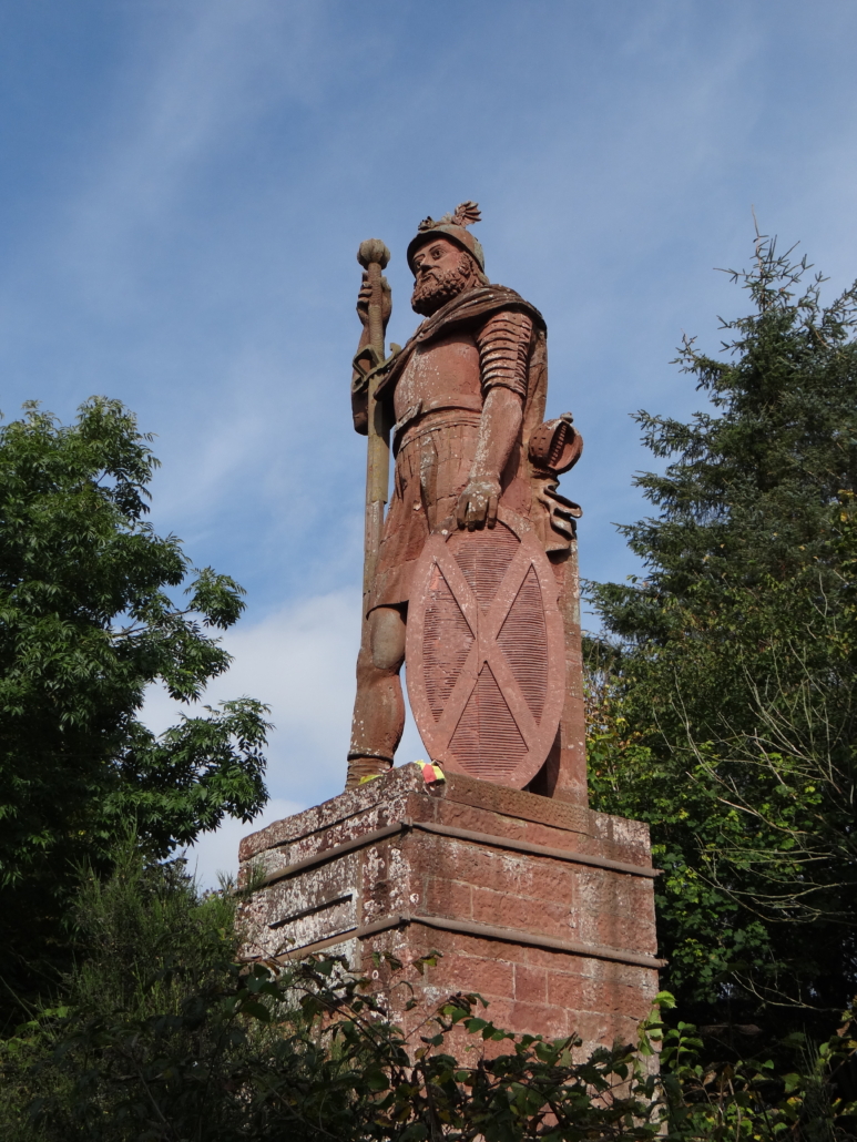Statue of William Wallace, Bemersyde, Scotland
