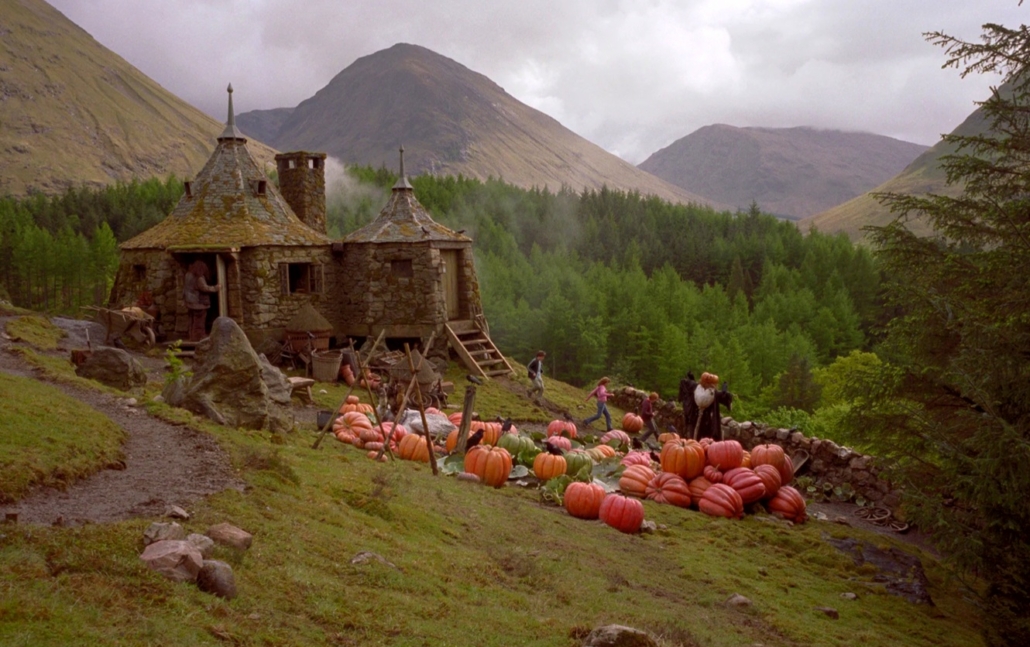 Hagrid's hut, a set built on the hill above Boots Bar at Clachaig Inn in Glen Coe