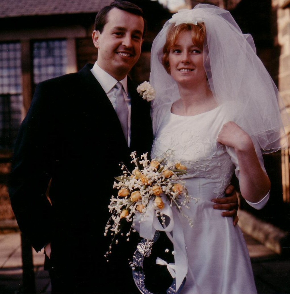 Ju's Mum and Dad on their wedding day