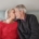 Ju's Mum and Dad sharing a kiss